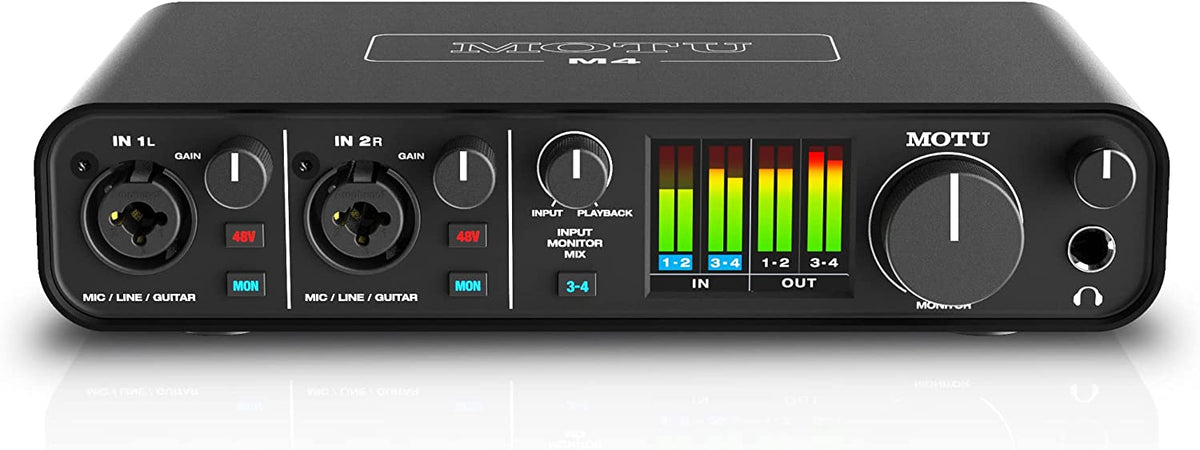 MOTU M4 4x4 USB-C Audio Interface – PJTprime