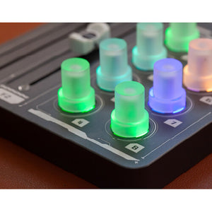 DEERSYNC M-BRIO MIDI CC Controller 2 Faders 8 Encoders