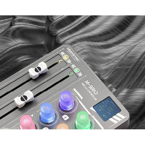 DEERSYNC M-BRIO MIDI CC Controller 2 Faders 8 Encoders