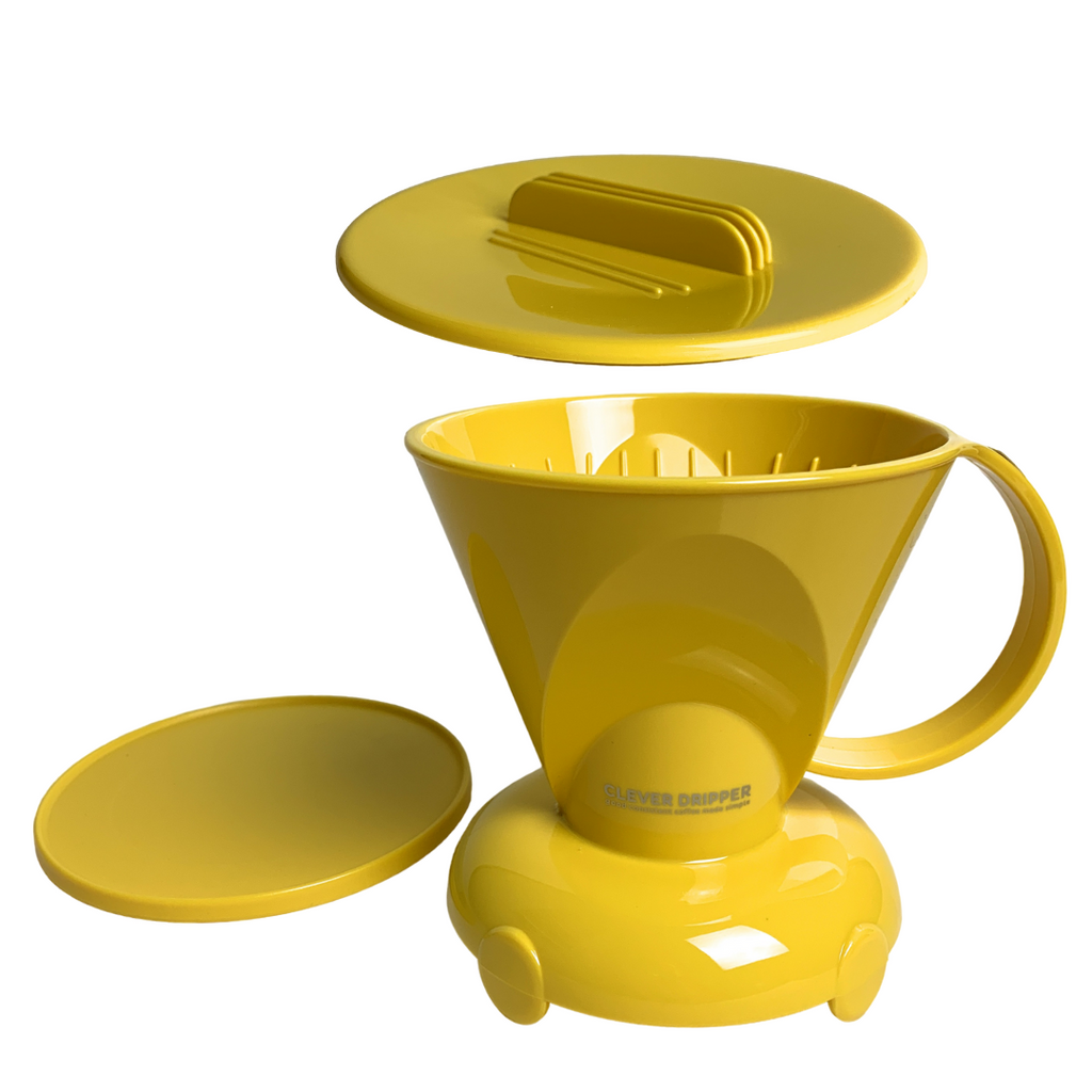 Clever Dripper Coffee Maker York Yellow, BPA Free, HassleFree Brew