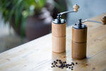Akirakoki Manual Coffee Bean Grinder - Light Wooden with Cast Iron Burr - PJT prime