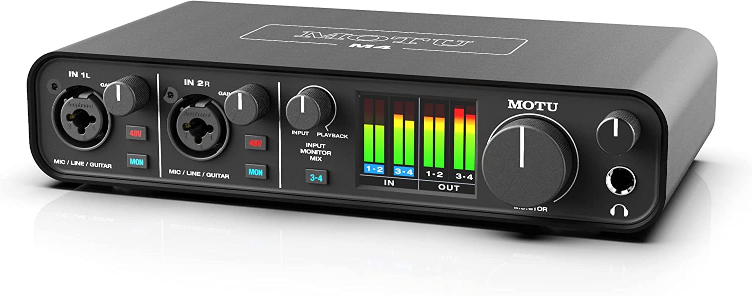 MOTU M4 4x4 USB-C Audio Interface – PJT prime