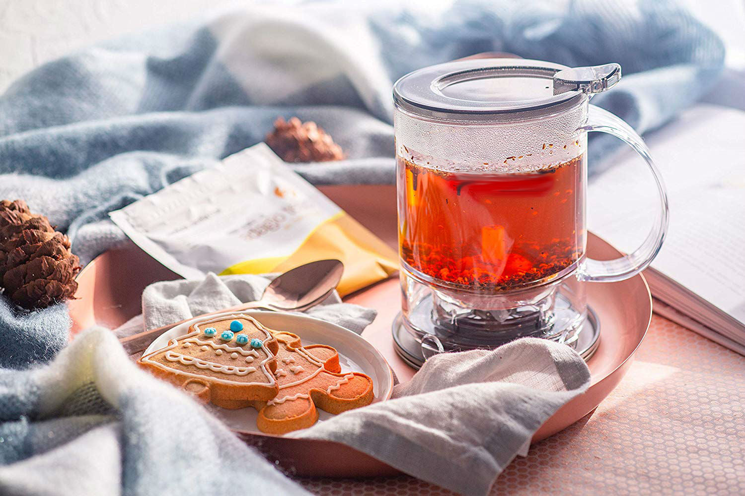 HandyBrew® Tea Infuser Loose Leaf Tea Steeper Tea Maker Safe BPA-Free – PJT  prime