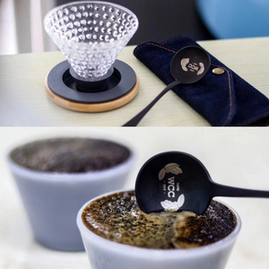 AKIRAKOKI True Titanium, 24K Gold Coffee Cupping Spoon Professional Exploring Coffee Roast Profile - PJT prime