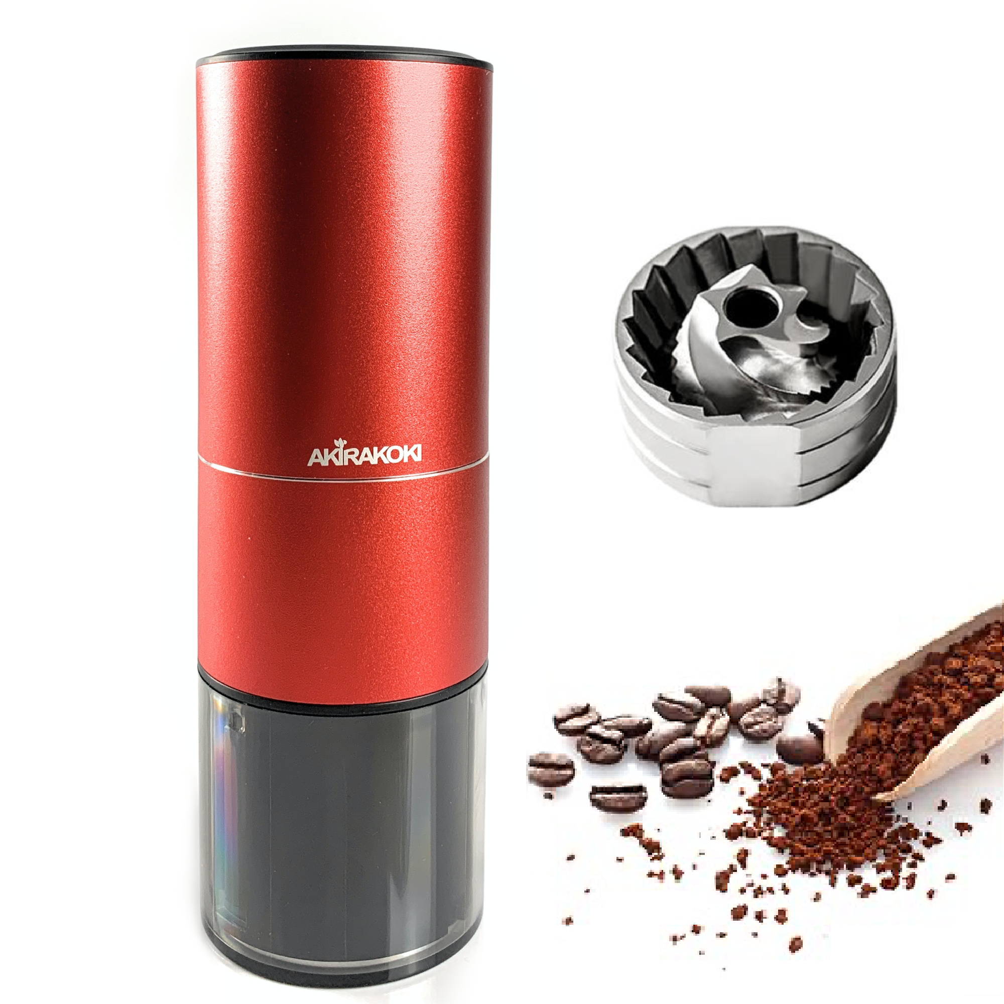 Electric Coffee Grinder USB Rechargeable Coffee Grinder Portable
