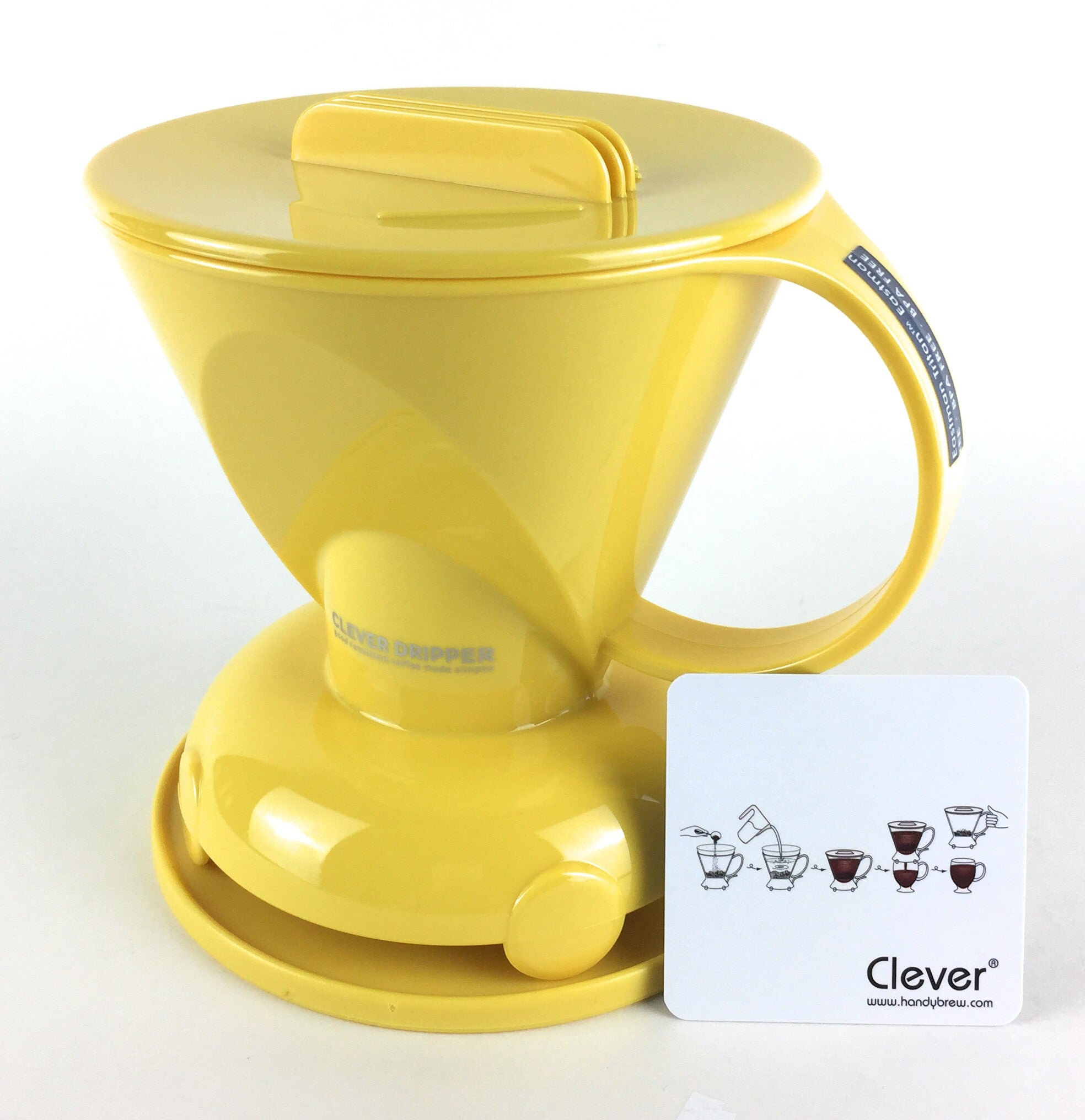 Clever Dripper Coffee Maker York Yellow, BPA Free, Hassle-Free Brew – PJT  prime