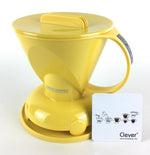 Clever Coffee Dripper Official, Yellow Color Coffee Maker, Safe BPA Free - PJT prime