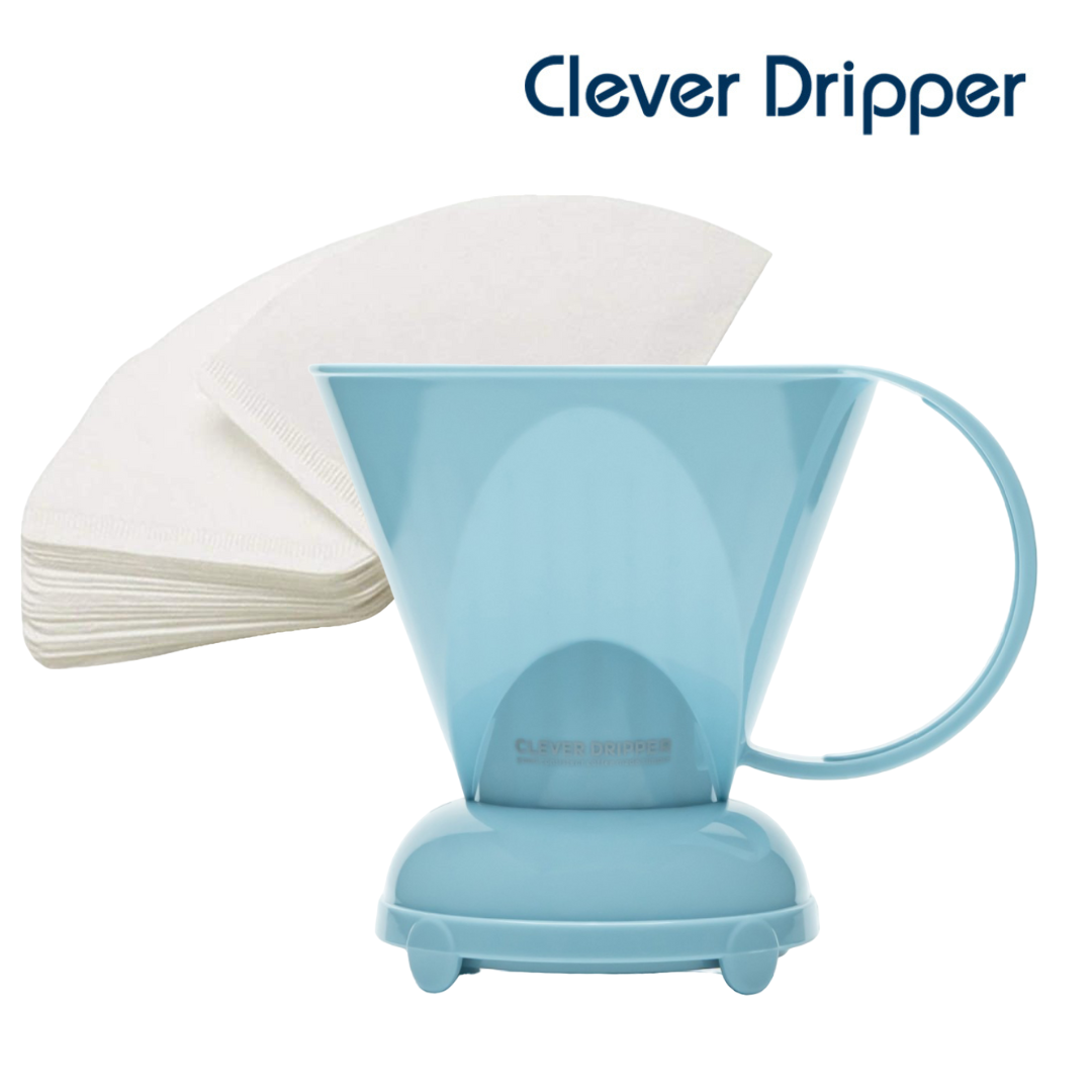 Clever Dripper® Coffee Macaron Blue Safe BPA Free Hassle-Free Ways Brew Maker