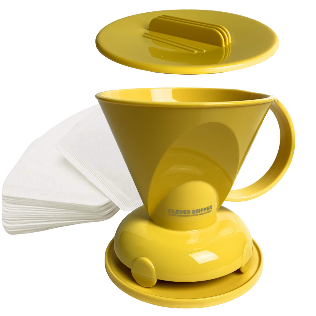 Clever Dripper® Hassle-Free Ways Brew Coffee Maker York Yellow