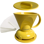 Clever Dripper York Yellow Genuine Coffee Maker, Safe BPA Free Plastic