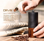 Driver Manual Coffee Grinder Handy Mini Wooden Travel Friendly - PJT prime